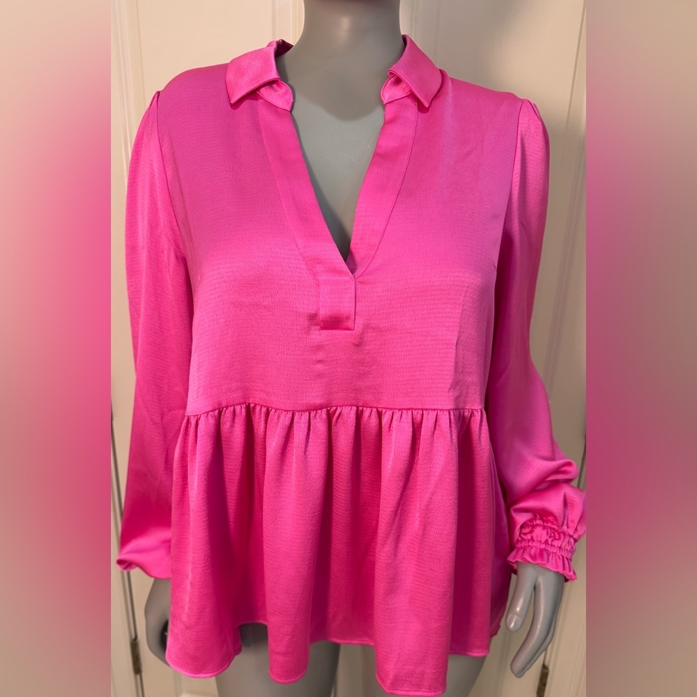 Lilly Pulitzer Jaylen Ruffle blouse size 12 - Picture 8 of 8